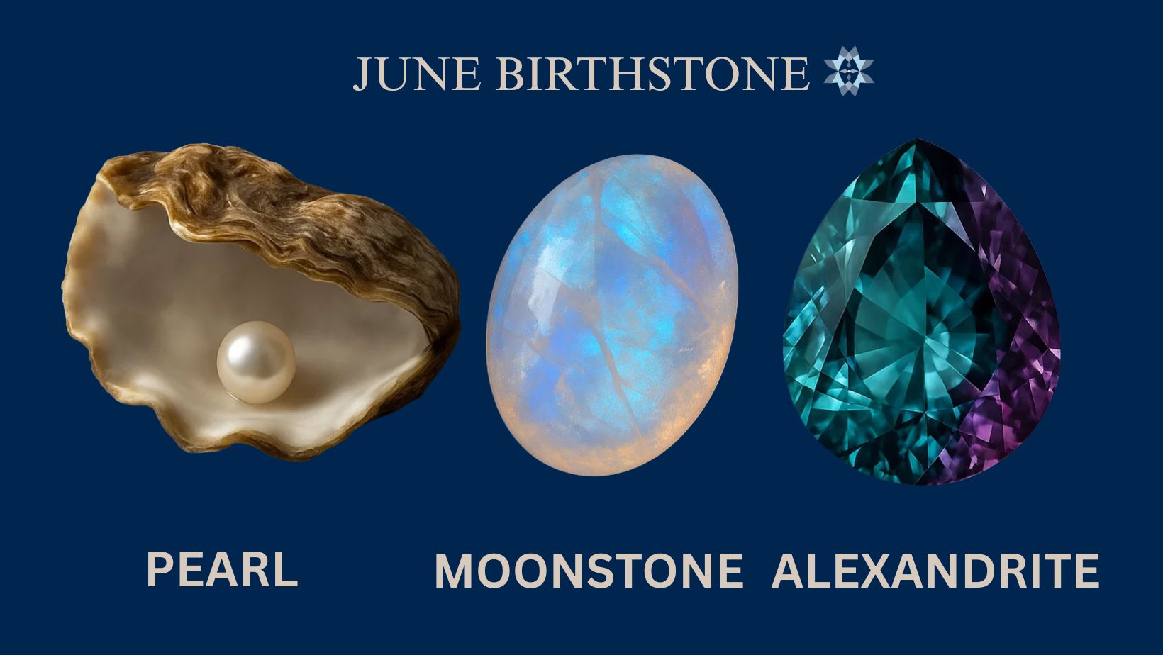 Pearl Alexandrite And Moonstone Crystal Pearl Alexandrite June
