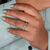 Gorgeous white gold round diamond engagement ring perfect for proposals.