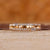 Double row diamond band with baguette and round cuts.
 Double row diamond band with baguette and round cuts.
