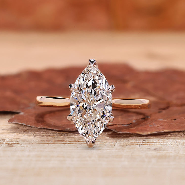 Marquise Cut Diamond Ring with sparkling clarity and precise craftsmanship.