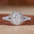 Cushion Cut Diamond Ring showcasing timeless beauty with exquisite detail and craftsmanship. Cushion Cut Diamond Ring showcasing timeless beauty with exquisite detail and craftsmanship.