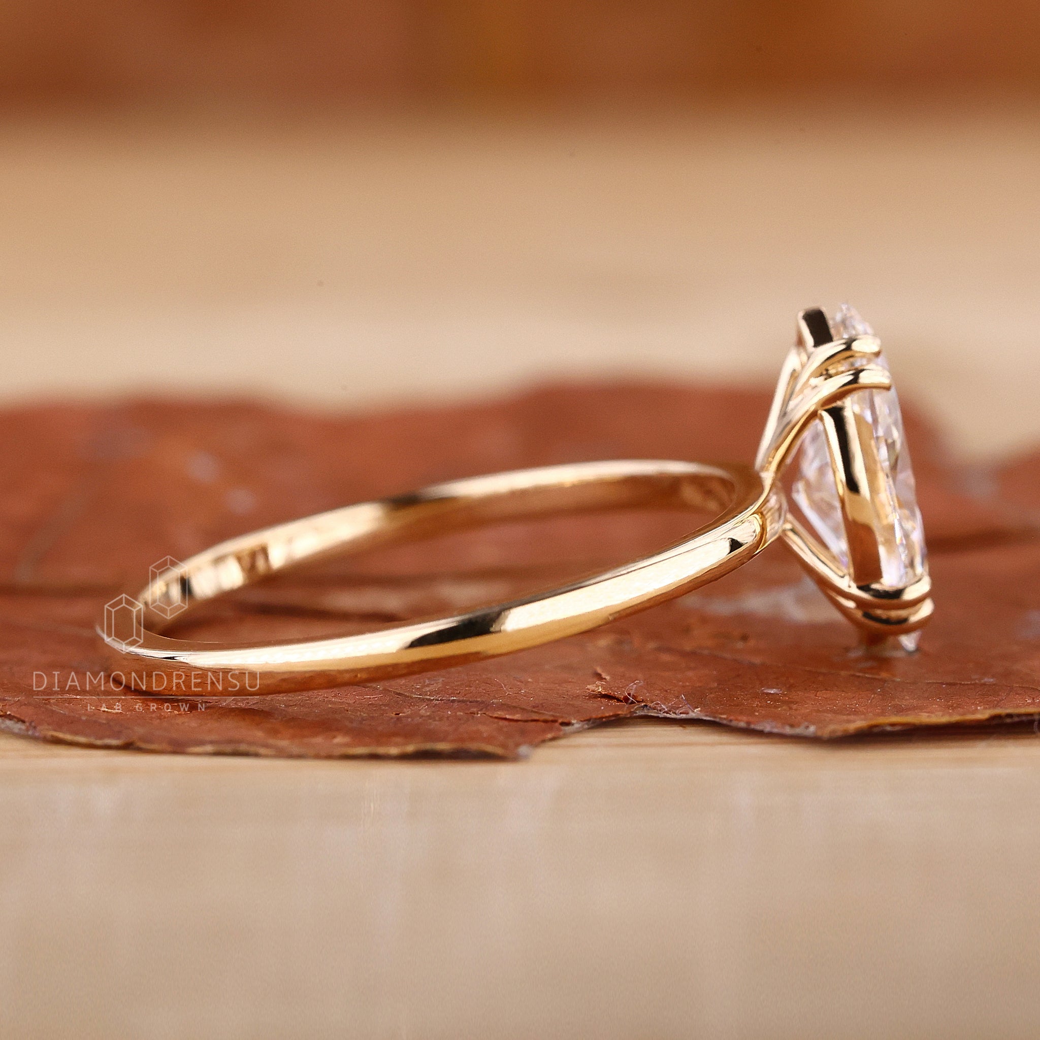 Lab Grown Diamond in handmade jewelry