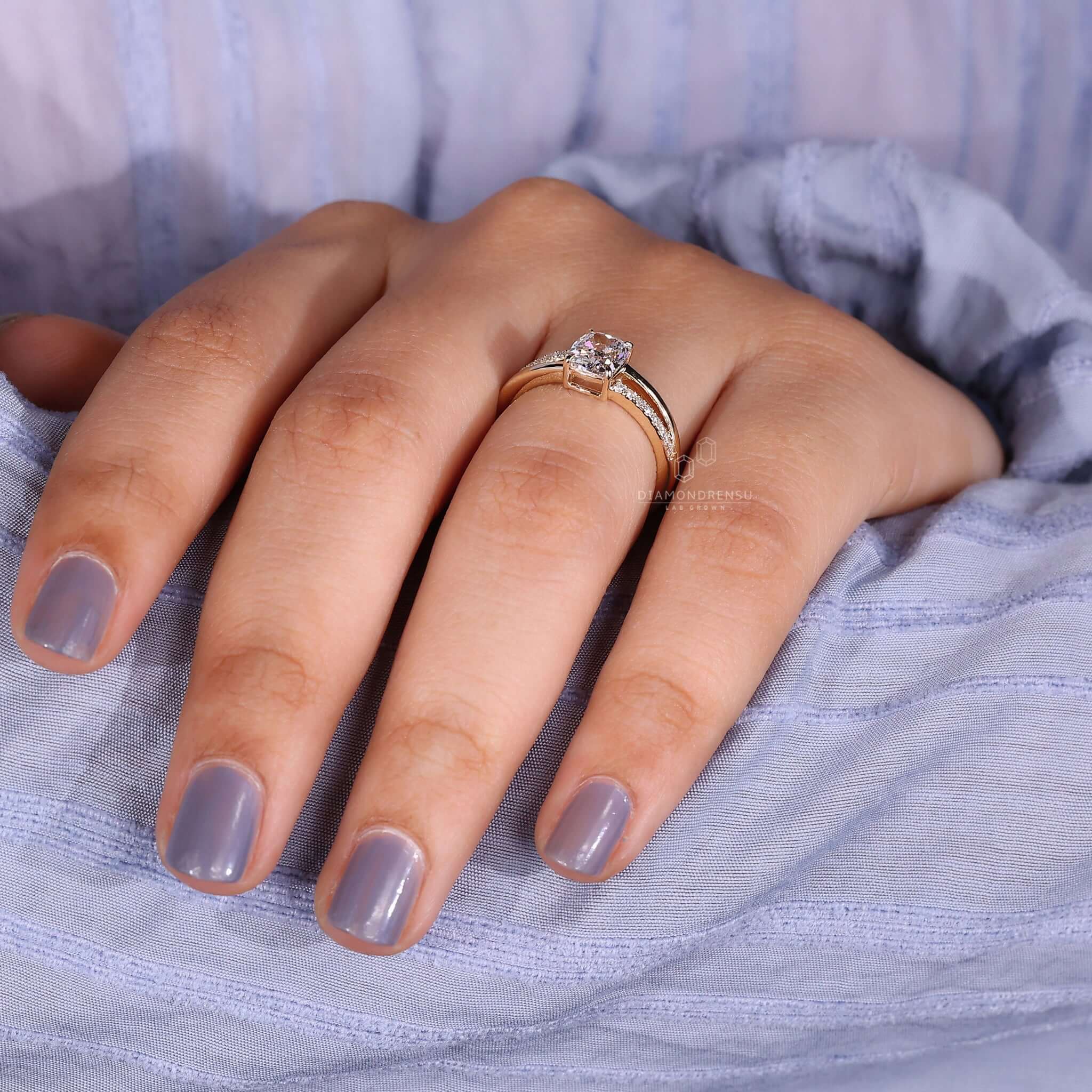 Gold Engagement Ring with intricate details and a luxurious gold finish, making it a perfect choice for your proposal.