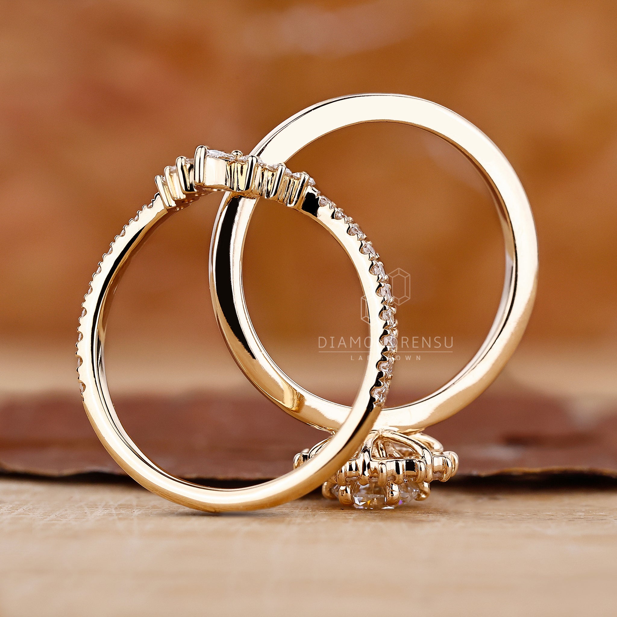 Handmade jewellery set from Diamondrensu UK bridal collection.