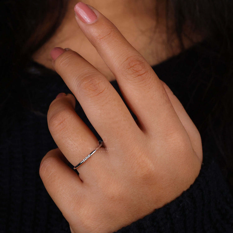 lab grown diamond band