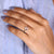 Stunning cathedral setting engagement ring designed to highlight the beauty of the diamond. Stunning cathedral setting engagement ring designed to highlight the beauty of the diamond.