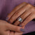 Flush setting ring showcasing elegance and durability. Flush setting ring showcasing elegance and durability.