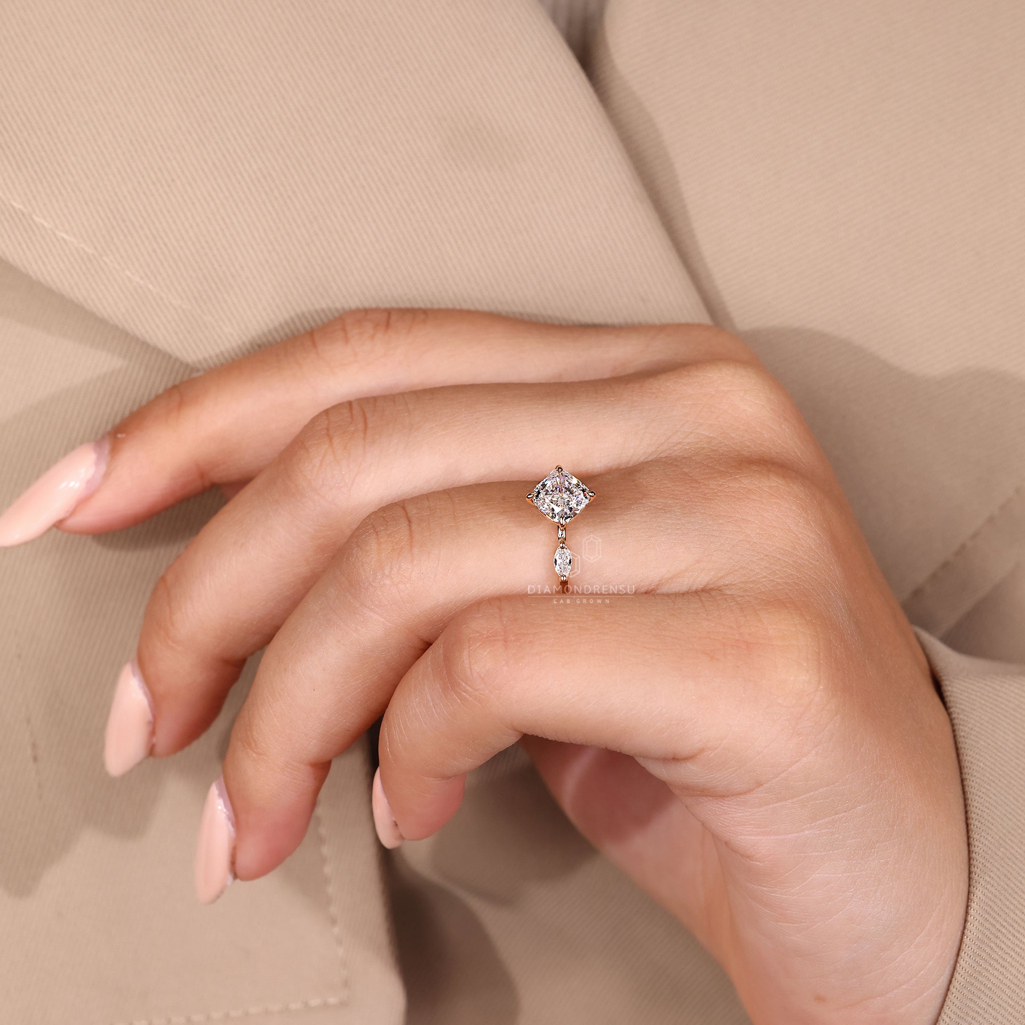 Handmade ring crafted by expert hands.