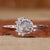 Cluster Diamond Ring featuring brilliant craftsmanship for a timeless and elegant design. Cluster Diamond Ring featuring brilliant craftsmanship for a timeless and elegant design.
