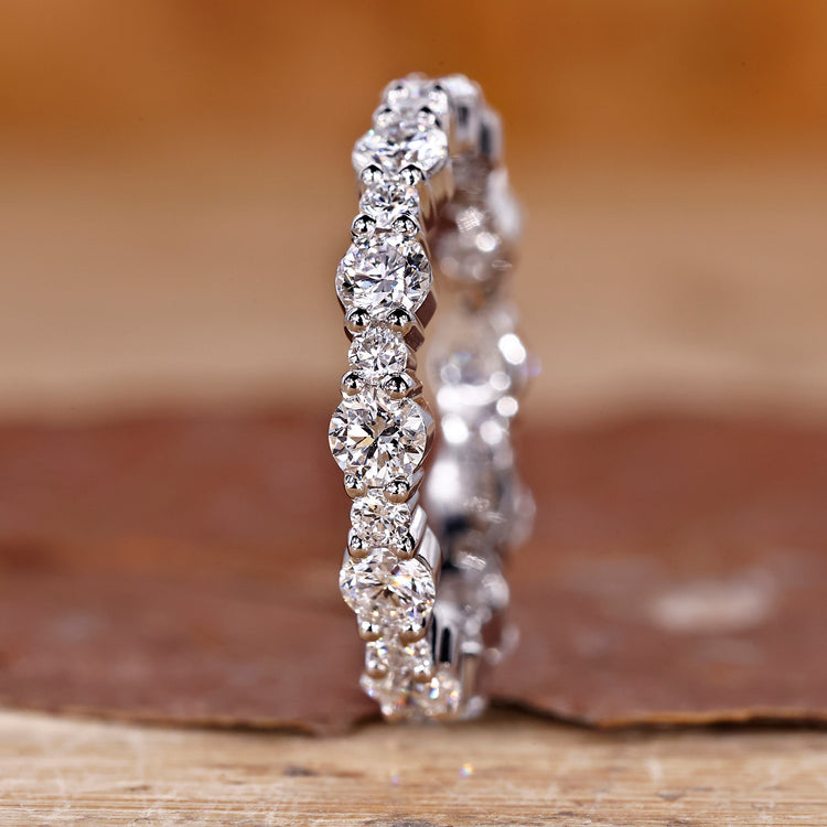 Full Eternity Band in prong setting