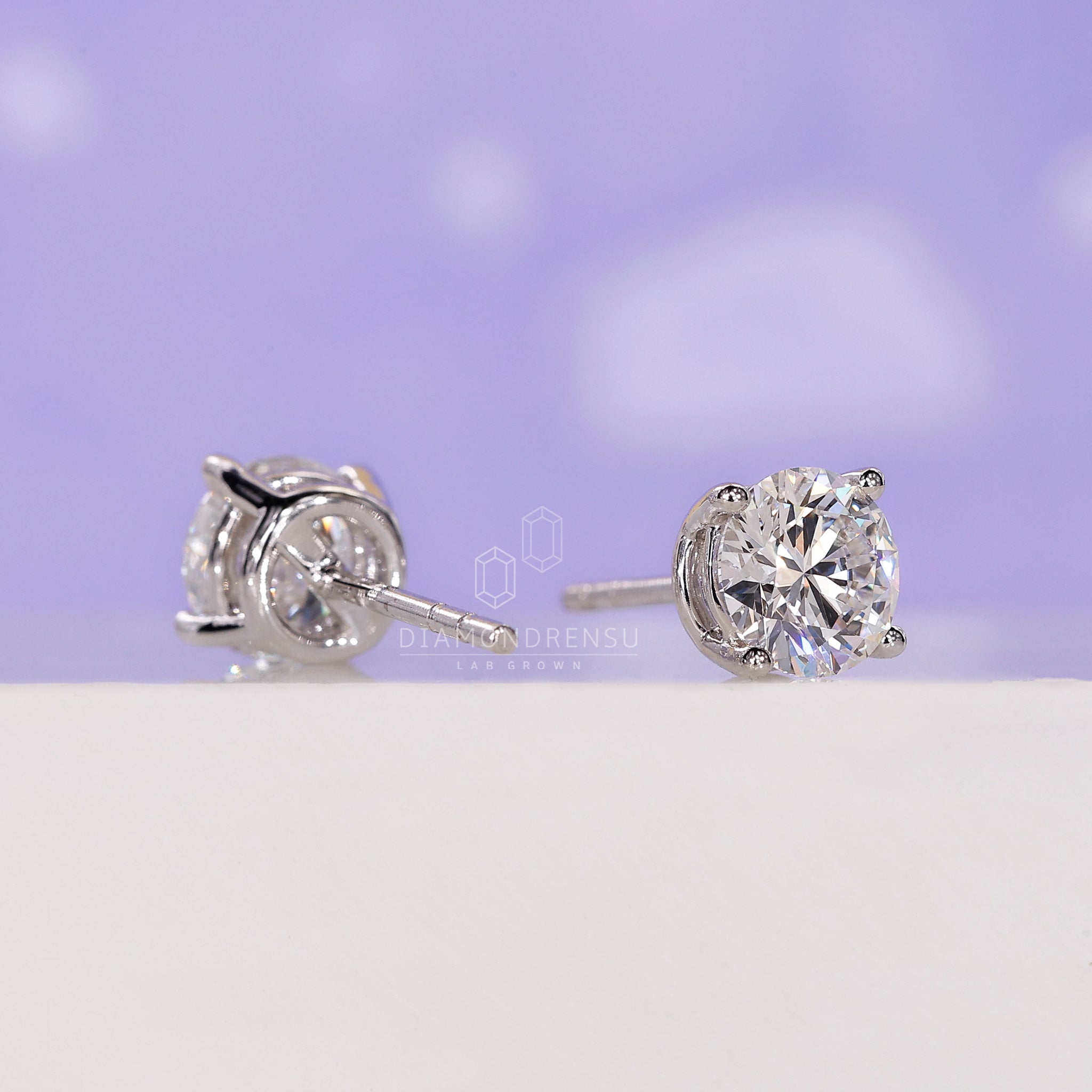 Elegant 1.50 carat diamond studs.