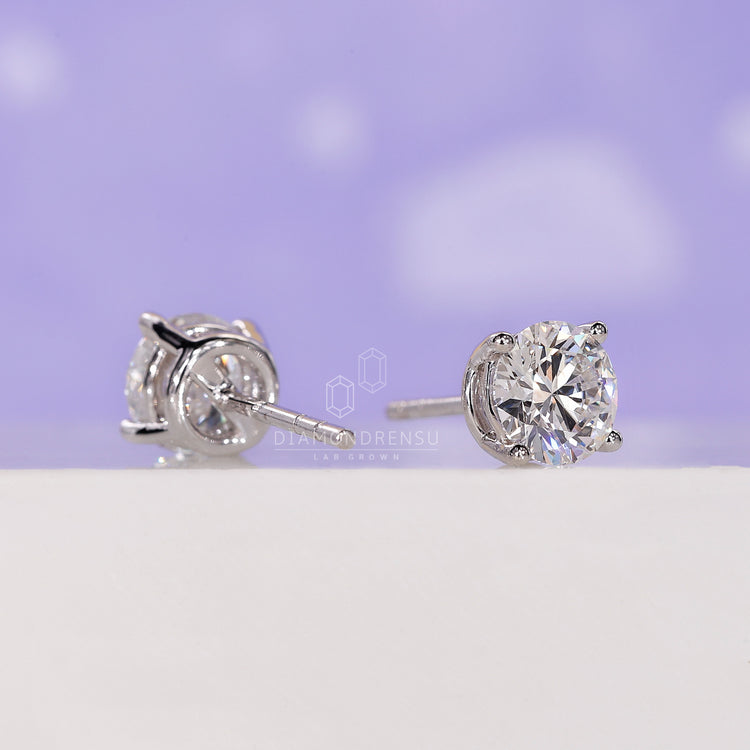 Elegant 1.50 carat diamond studs.