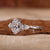 Three stone diamond ring with claw prong setting, crafted for women seeking a timeless and elegant engagement ring. Three stone diamond ring with claw prong setting, crafted for women seeking a timeless and elegant engagement ring.
