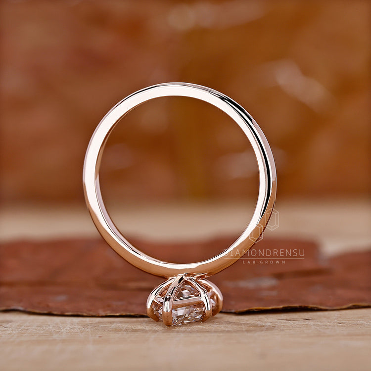 IGI certified solitaire diamond ring with verified clarity and cut.