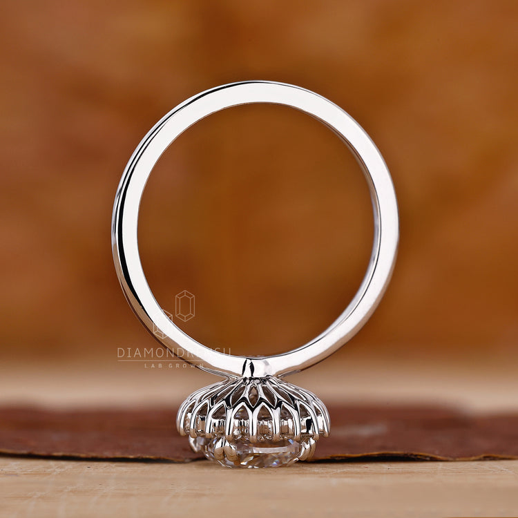 Diamondrensu UK ring with Lab Grown Diamond