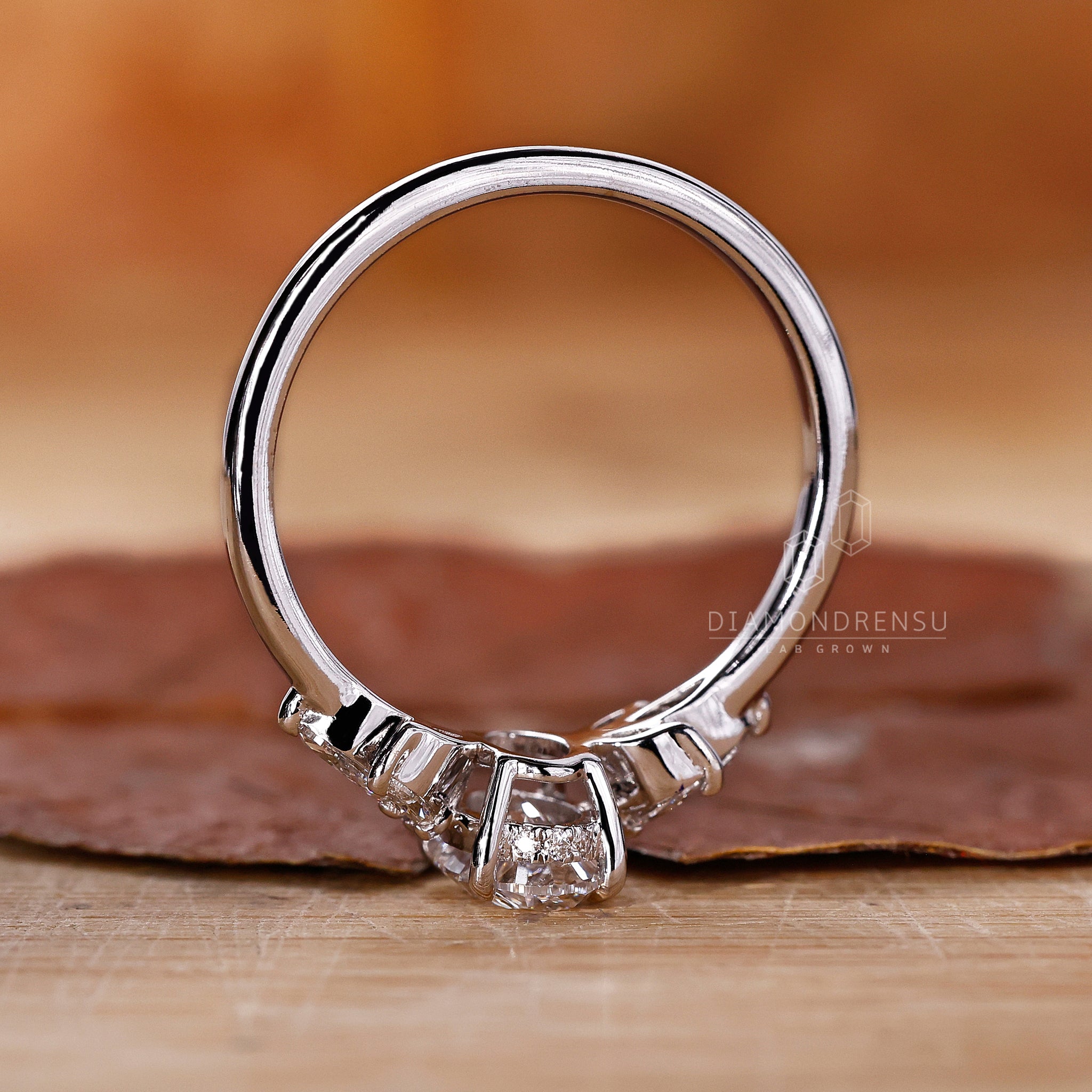 Oval cut diamond ring with a Muse setting, perfect for a UK engagement ring or engagement ring for women.