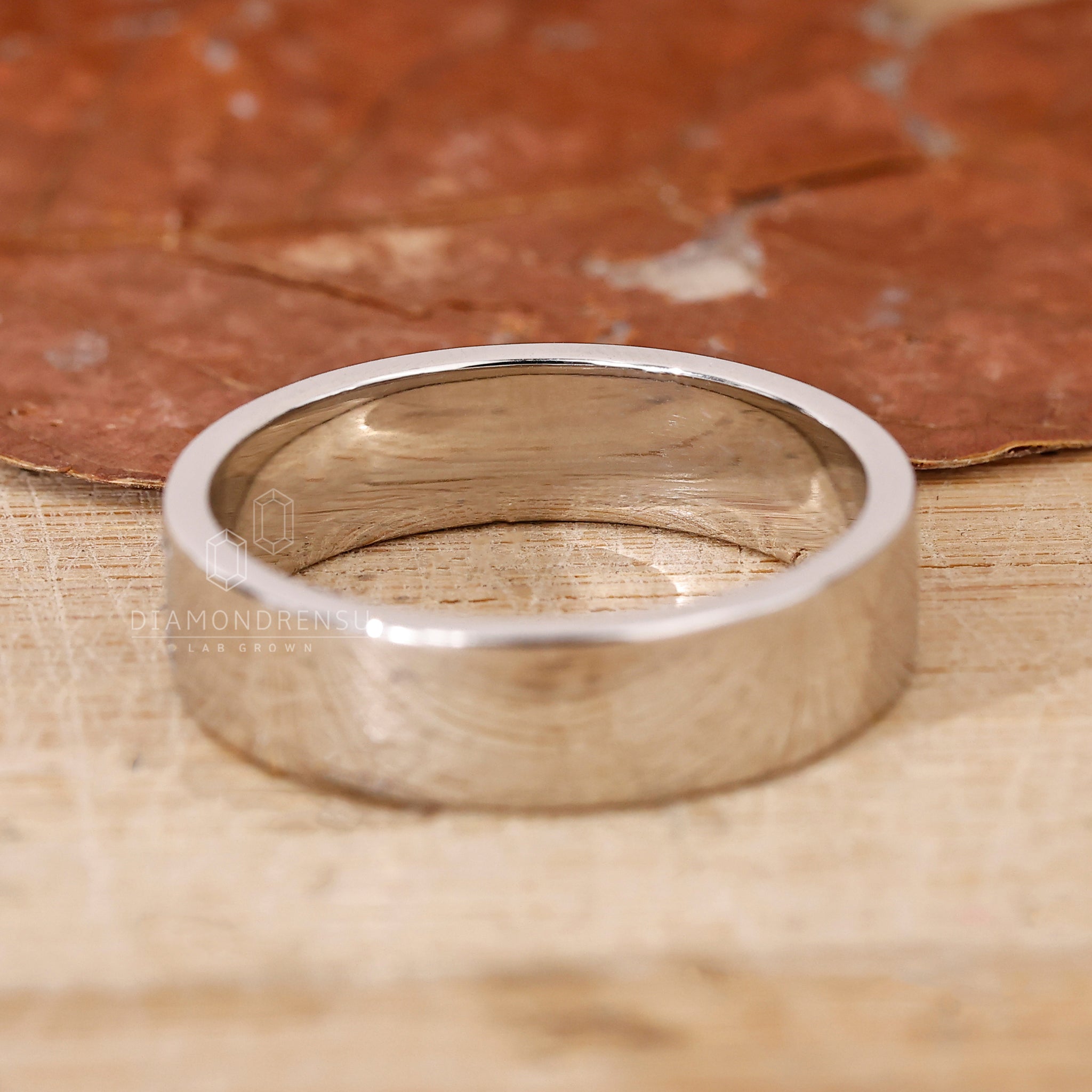 Mens ring UK style with Lab Grown Diamond and double row setting.