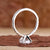 Elegant cushion diamond ring crafted with precision. Elegant cushion diamond ring crafted with precision.