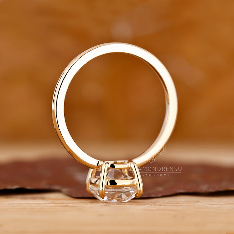 Handmade ring shaped by skilled artisans.