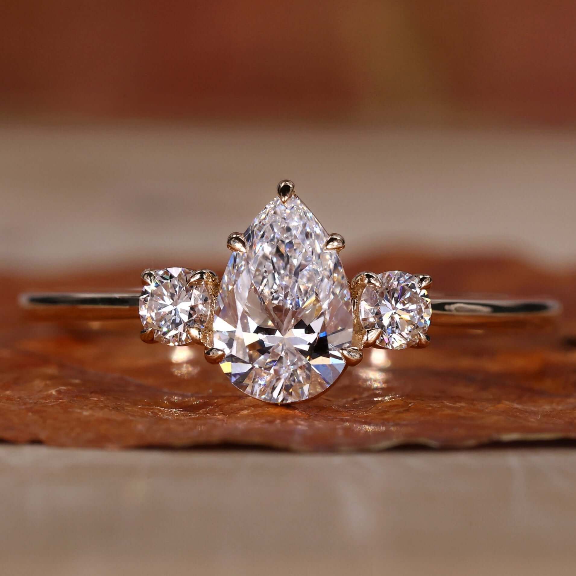 Stone Engagement Tiffany And Co Pear Shaped Engagement Rings Three