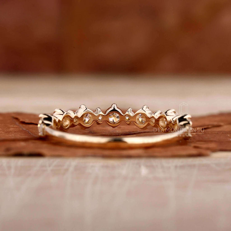 lab created diamond band