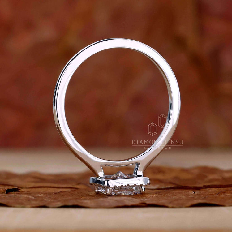 Unique princess cut ring crafted with precision and care.