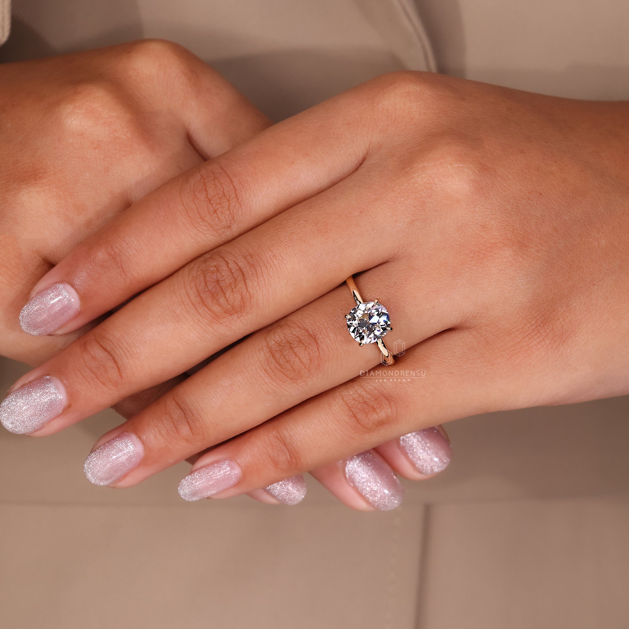 Unique bridal set crafted with precision.