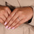 Lab grown round diamond twisted band.
 Lab grown round diamond twisted band.