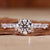 Elegant hidden halo ring showcasing a sparkling centre diamond. Elegant hidden halo ring showcasing a sparkling centre diamond.
