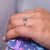 Milgrain edge yellow gold diamond ring Milgrain edge yellow gold diamond ring