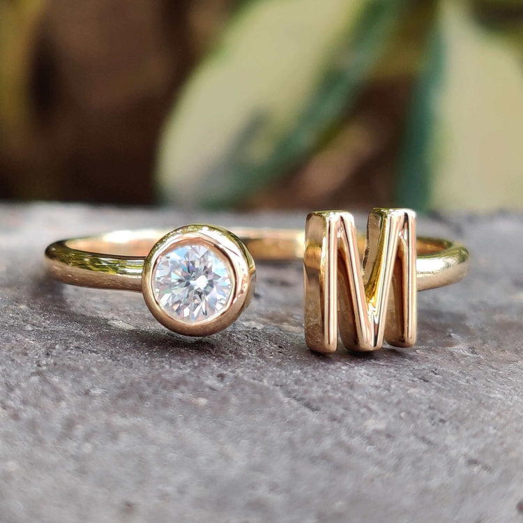 Elegant custom engagement ring designed for a unique and personal touch.