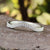 curved moissanite band curved moissanite band