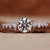 Round diamond ring with elegant design for timeless beauty. Round diamond ring with elegant design for timeless beauty.