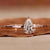 Pear solitaire engagement ring with a stunning handmade design. Pear solitaire engagement ring with a stunning handmade design.