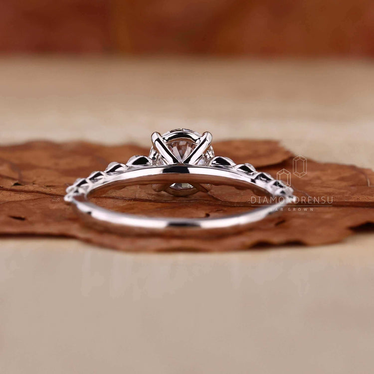 Timeless cathedral ring with intricate detailing and finesse.