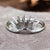 Delicate wedding rings in white gold with a stunning curved design. Delicate wedding rings in white gold with a stunning curved design.