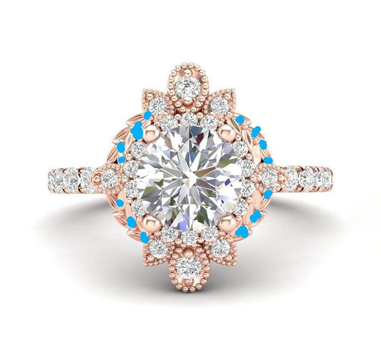 Vintage Milgrain Style Ring Vintage Milgrain Style Ring