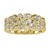 Round diamond wedding band in classic bezel setting.
 Round diamond wedding band in classic bezel setting.