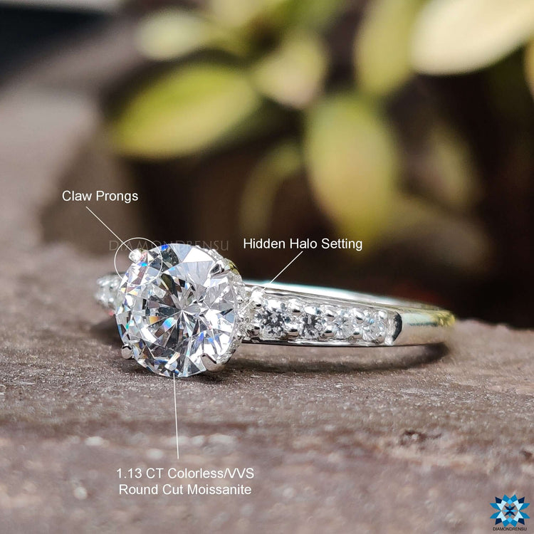 uk engagement ring, custom ring, moissanite solitaire ring