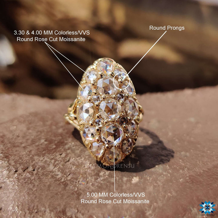 Handmade jewellery ring from Diamondrensu UK.