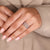 Wrap guard wedding band with lab grown diamonds.
 Wrap guard wedding band with lab grown diamonds.