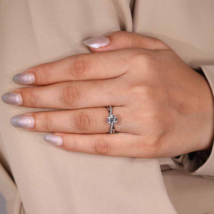 Handmade ring crafted by skilled artisans.