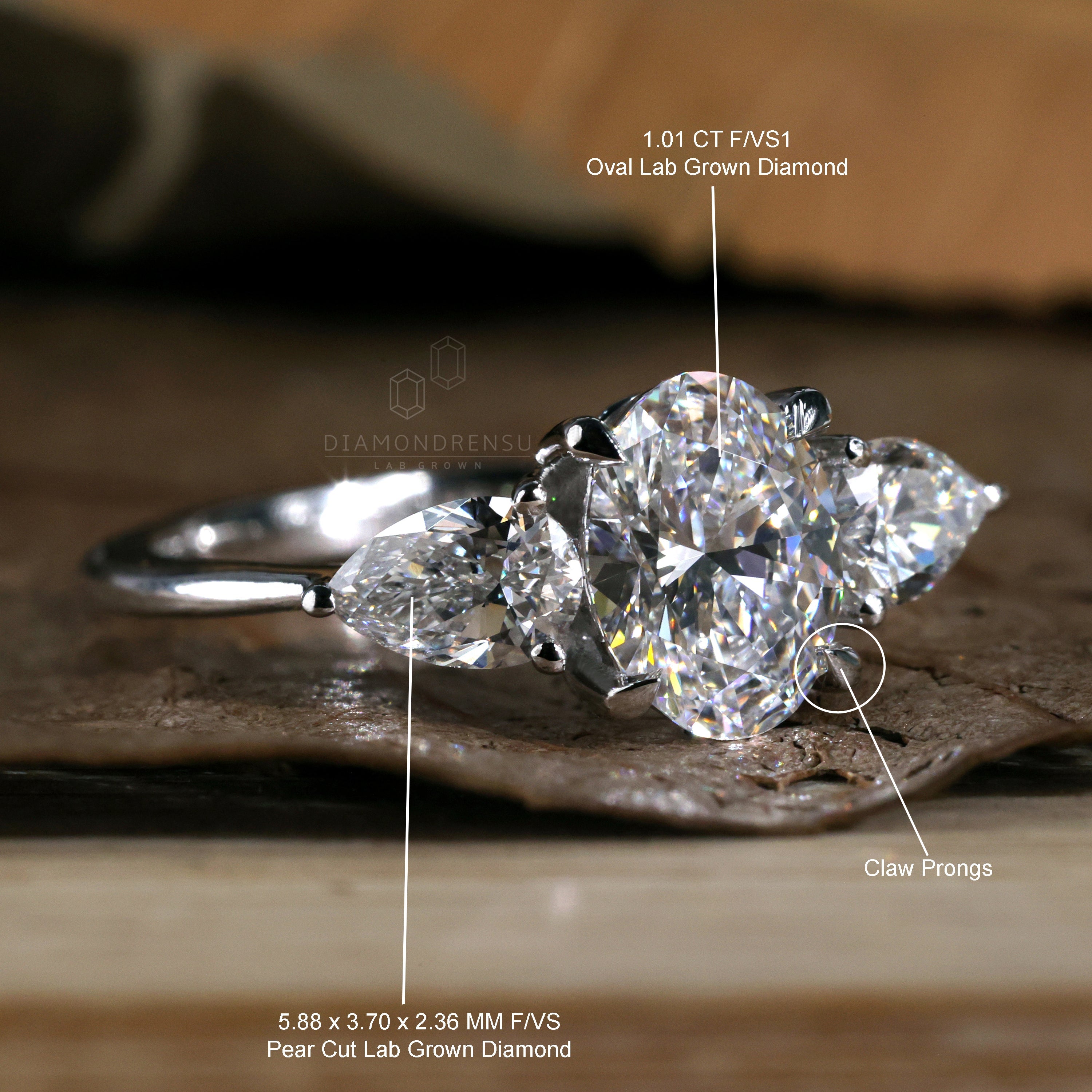 Oval diamond ring white gold with unmatched sophistication.