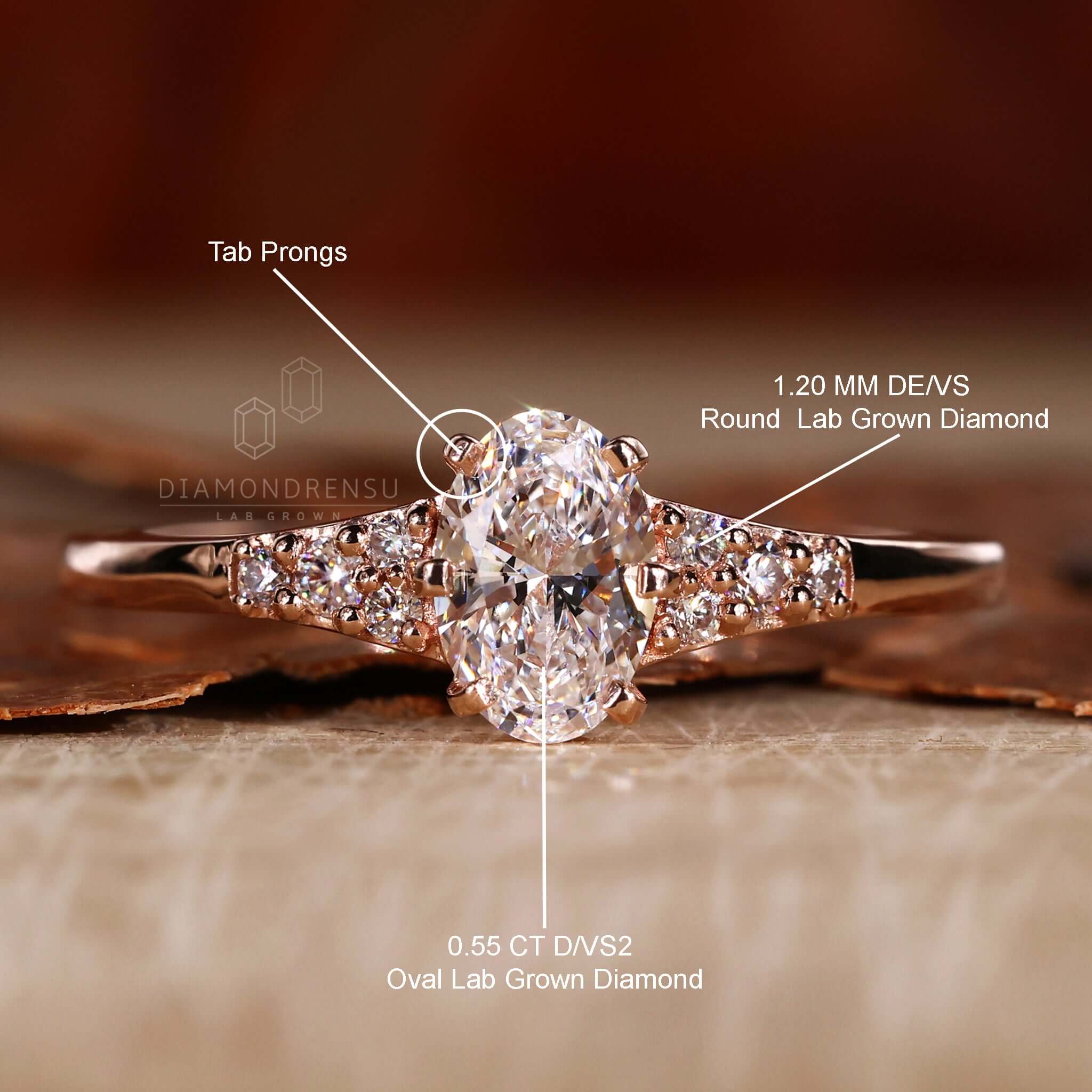 Prong setting ring offering durability and timeless appeal.