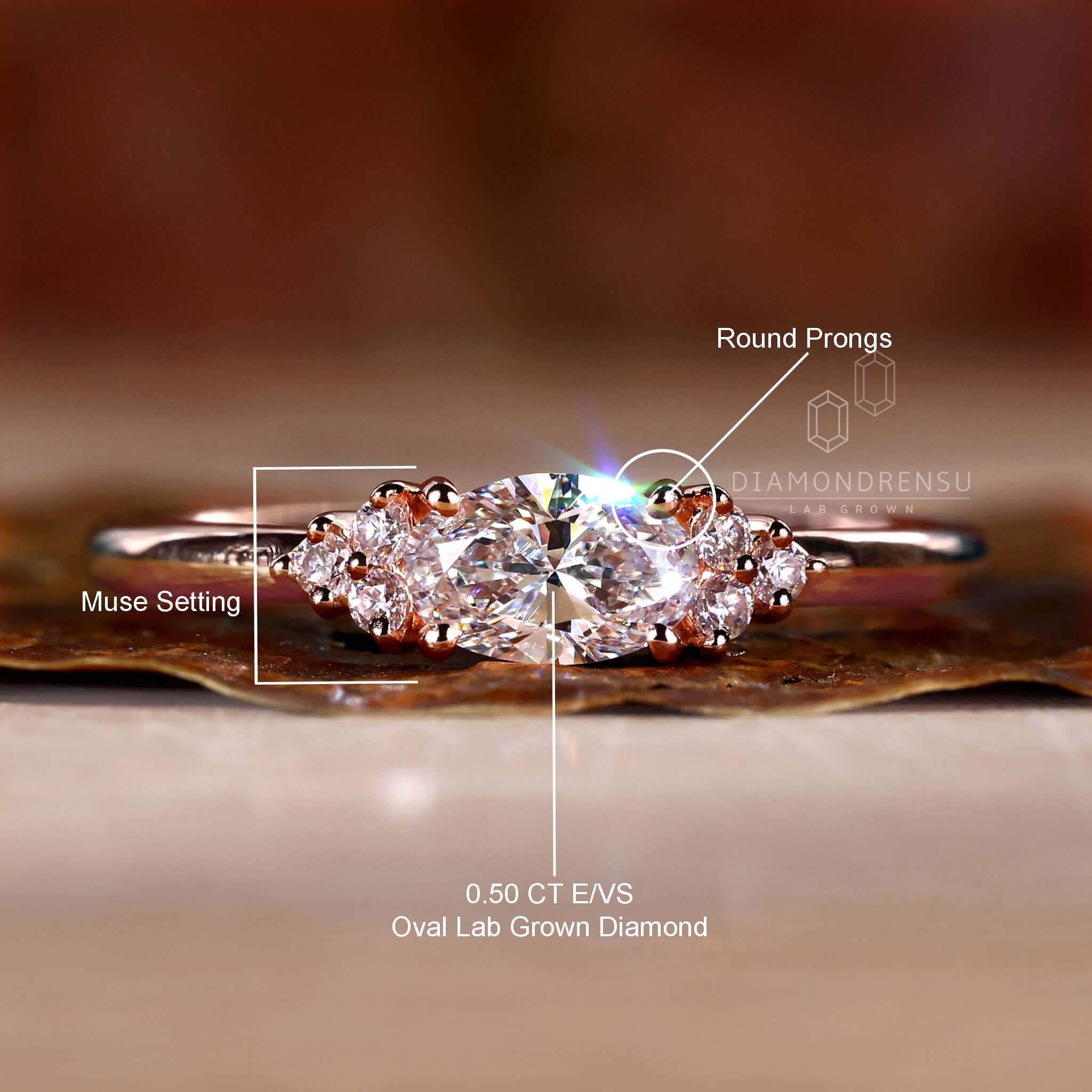 Beautiful rose gold engagement rings UK with handmade designs for unforgettable moments.