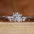 Cushion cut diamond ring with brilliant sparkle in a claw prong setting. Cushion cut diamond ring with brilliant sparkle in a claw prong setting.