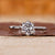 Round diamond engagement ring in white gold Round diamond engagement ring in white gold