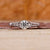Split Shank Engagement Ring with round diamond center.
 Split Shank Engagement Ring with round diamond center.