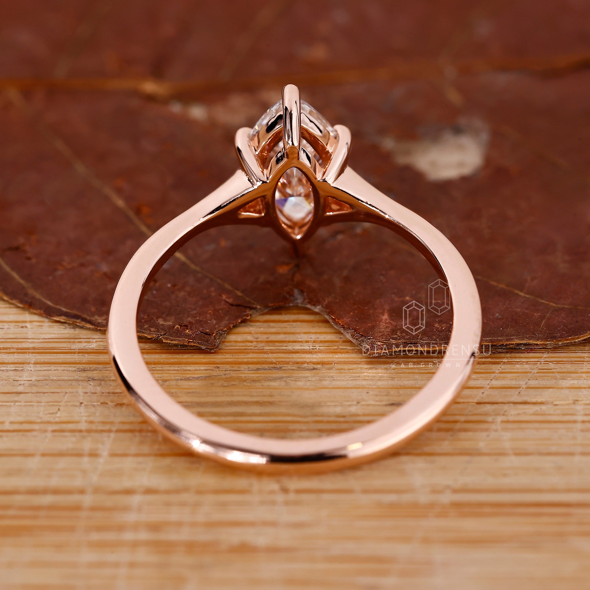 Handmade marquise cut ring from Diamondrensu UK