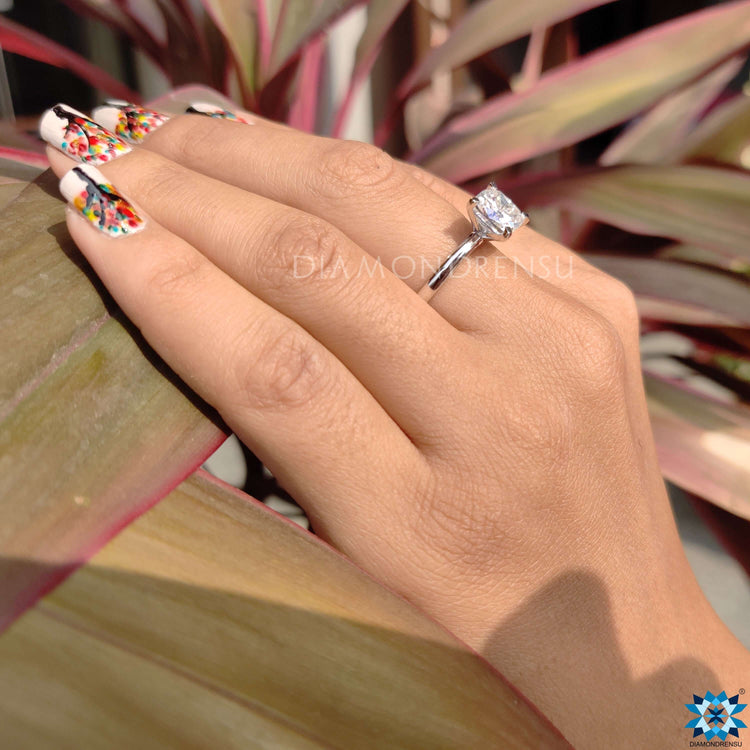 Cushion Ring with stunning craftsmanship.